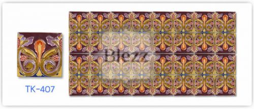 Blezz Tile Handmade Series - Paint&Drop code TK407 Pattern